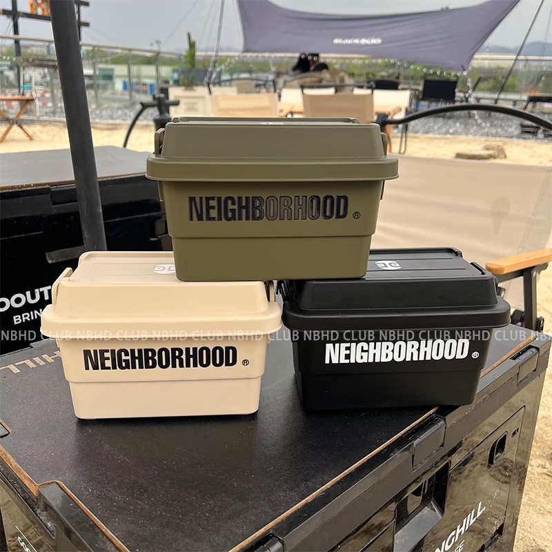 NEIGHBORHOOD潮牌迷你儲物箱桌面收納旅行野營小號工具露營雜物盒