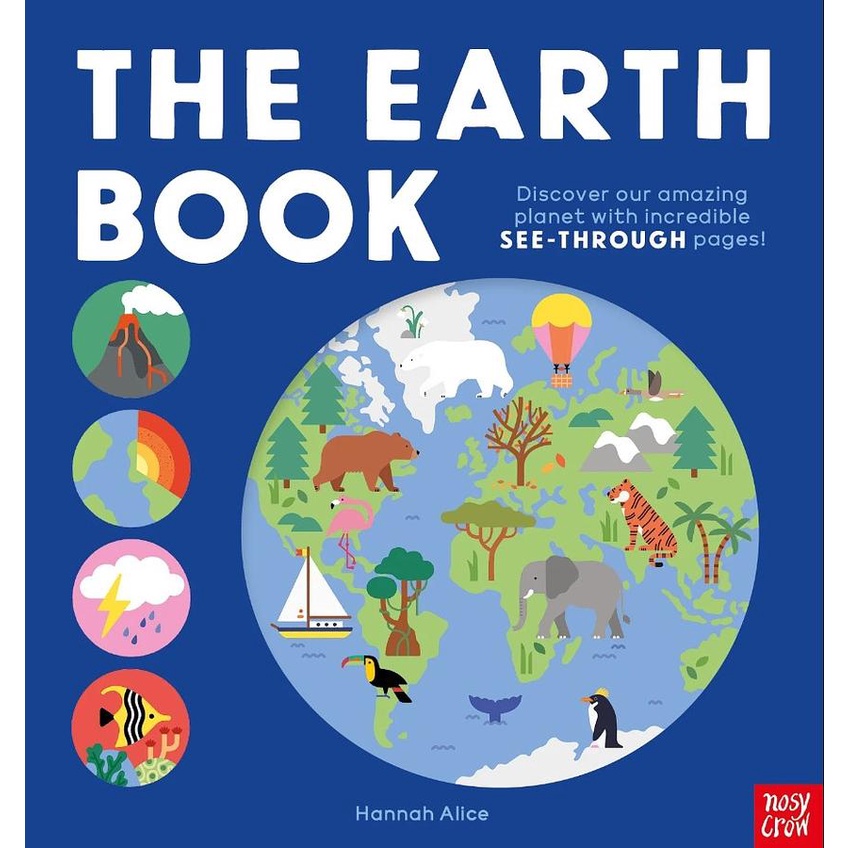 The Earth Book/《探索地球》透明膠片科普知識繪本/Hannah Alice　eslite誠品