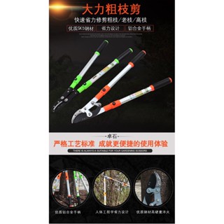 免運熱銷 園藝伸縮粗枝剪高枝剪刀大力剪省力園林工具強力修剪樹枝果樹剪子