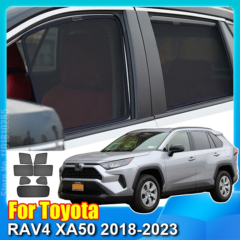 適用於豐田 RAV4 XA50 2018-2023 磁性車窗遮陽罩前擋風玻璃後側窗簾遮陽板