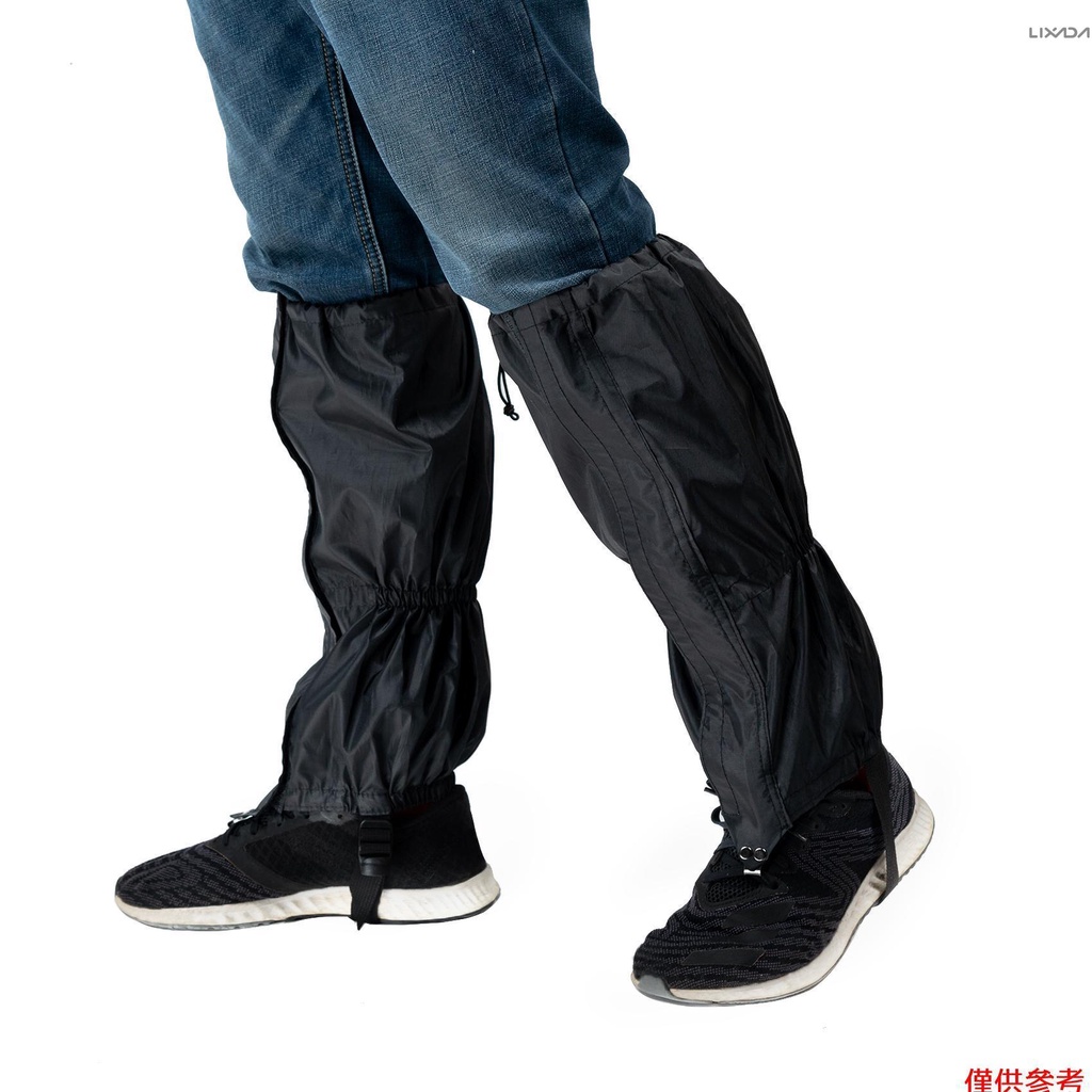 [新品到貨]腿部綁腿高防水雪地靴鞋套帶拉鍊可調節透氣輕便防風沙適合戶外徒步滑雪背包徒步 [26]