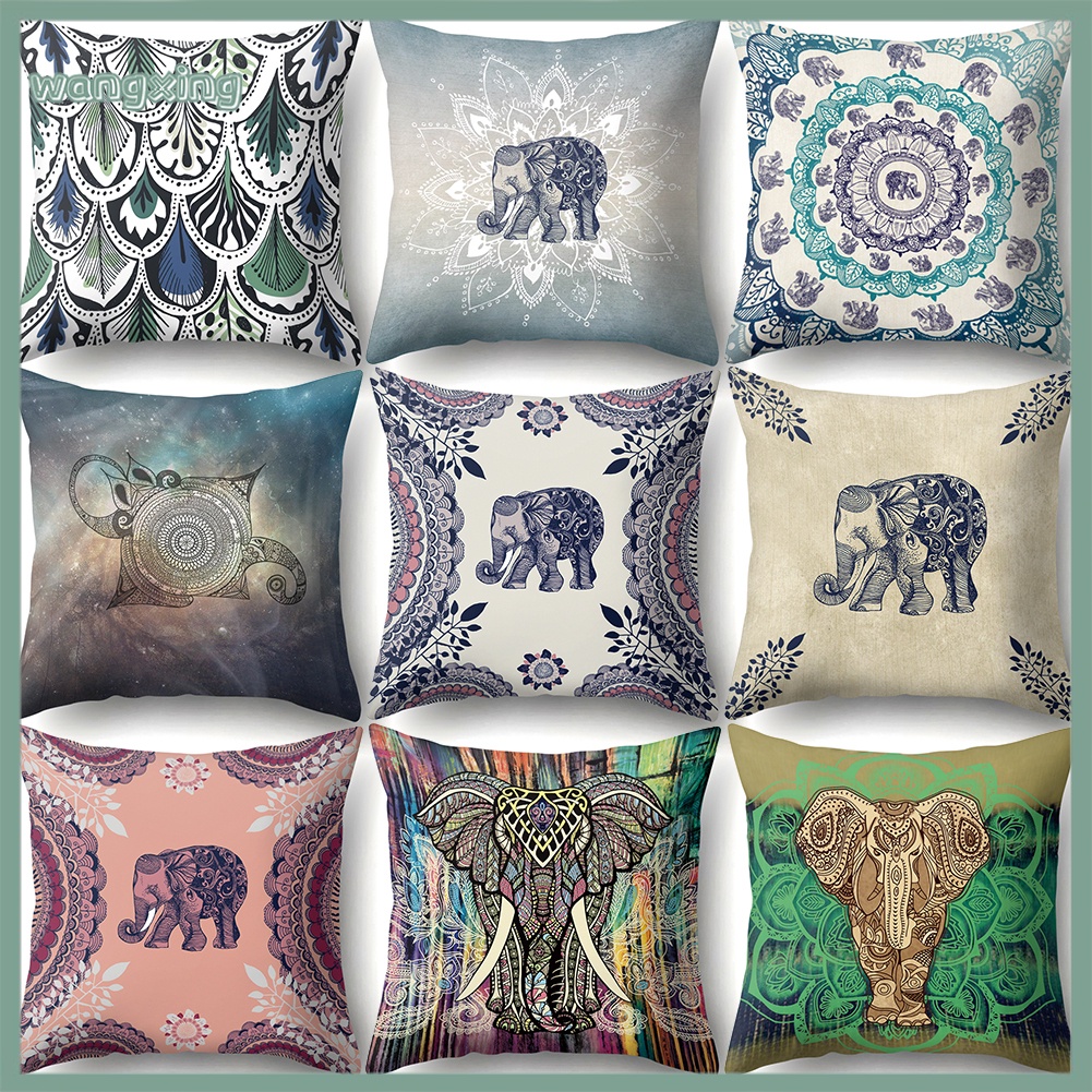 (wang).tw 動物大象植物枕套靠墊套沙發床汽車咖啡廳辦公室裝飾