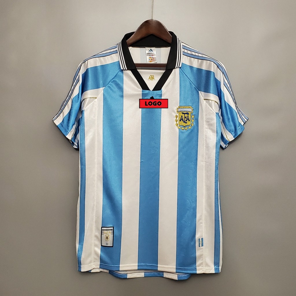 1998 年阿根廷主場復古足球球衣 4RNG