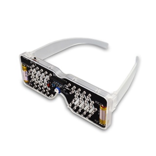 聲控led發光眼鏡diy套件發光二極管閃爍
