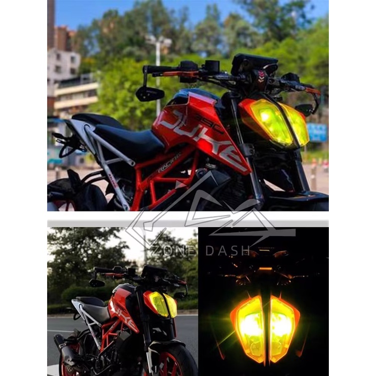適用於 790 DUKE 390 DUKE DUKE790 DUKE390 2017 2018 摩托車配件頭燈護罩頭燈鏡