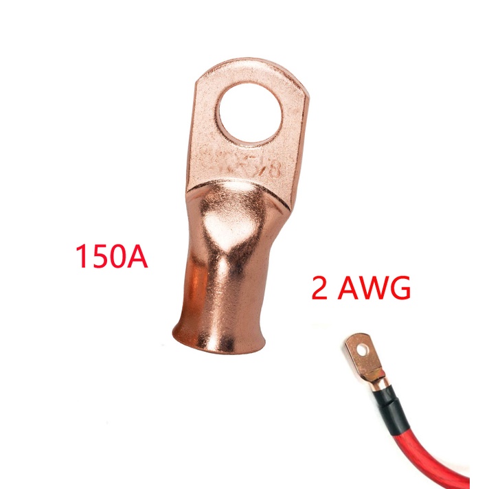 150a 大電流電線環端子銅 2AWG 連接器