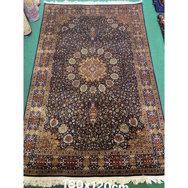 波斯地毯-喀什米爾頂級蠶絲地毯－波斯地毯/掛毯/壁毯/坐毯/魔毯  尺寸約：120x180cm
