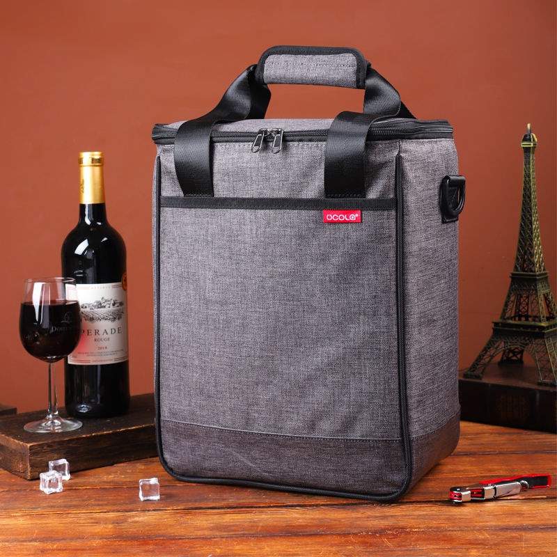 UCOLA冰包鋁箔保溫包   紅酒保溫袋   冷藏手提便袋   攜香檳葡萄酒保冷冰袋  飯盒袋