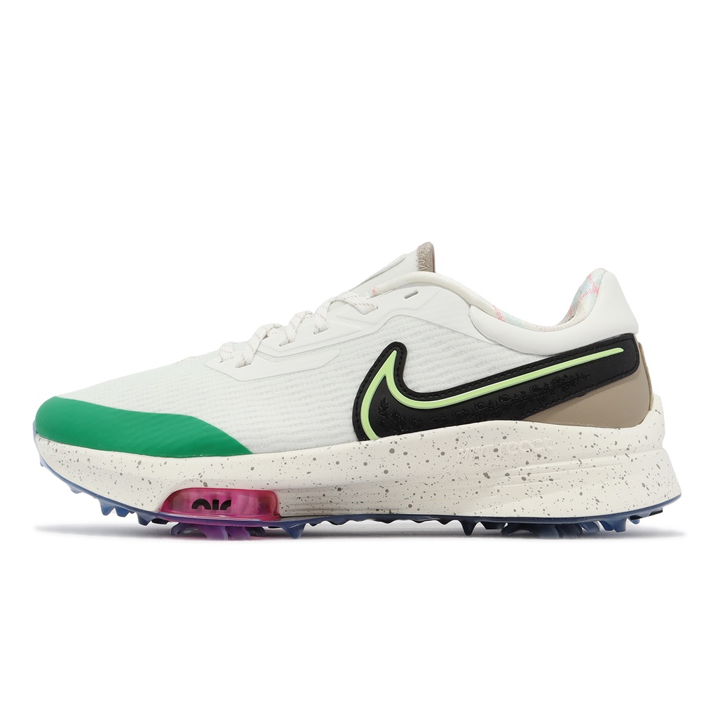 Nike 高爾夫球鞋 Air Zoom Infinity Tour Next% NRG 白綠 男鞋 DQ4130-103