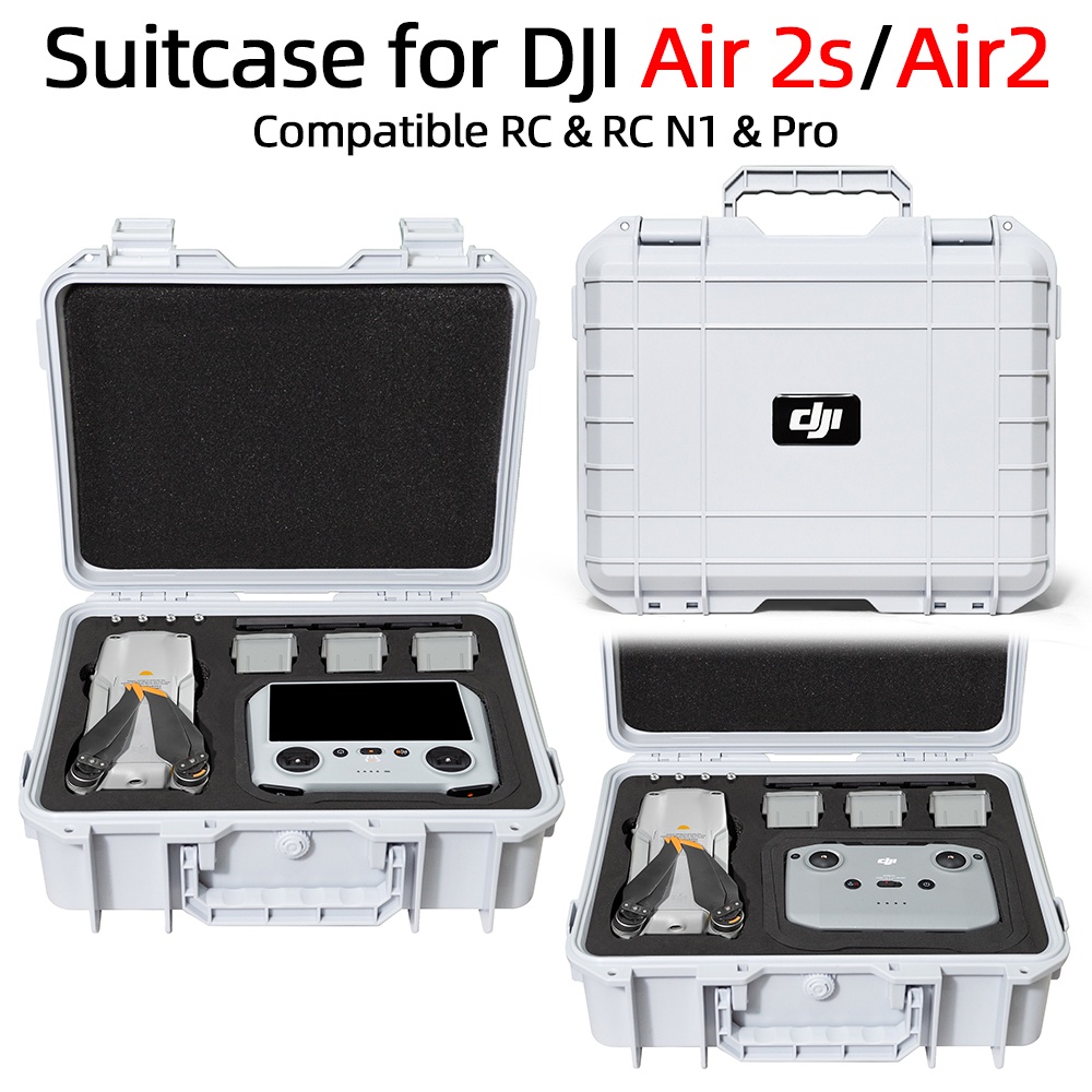 適用於dji Air2長飛收納盒屏幕遙控器DJI 2S旅行箱防爆盒