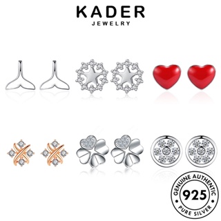 Kader Jewelry 女士珍珠銀耳環鑽石 925 耳釘原創莫桑石 M022