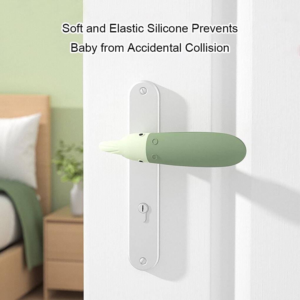 門把手套嬰兒安全門把手生活防護罩裝飾彈性房間牆壁減少臥室套噪音