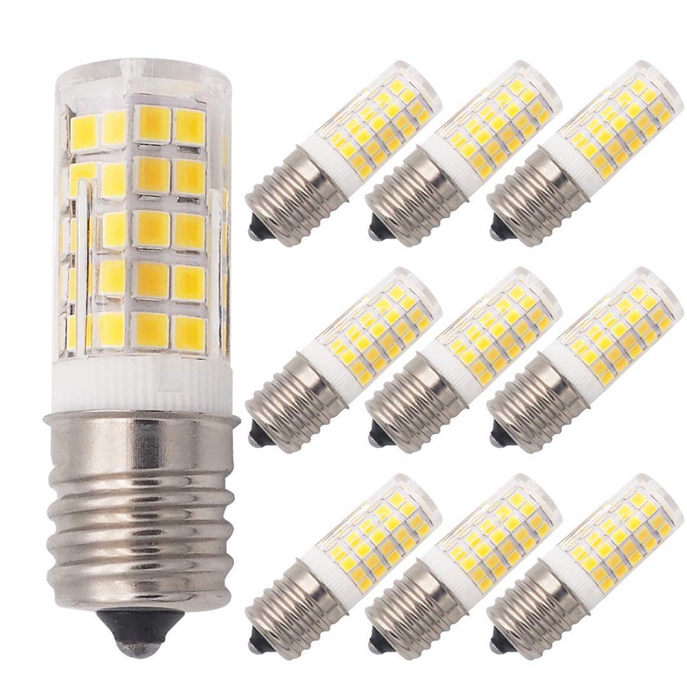 110V/220V LED玉米燈泡 E17-5W-52D陶瓷直插光源冰箱冷櫃燈泡