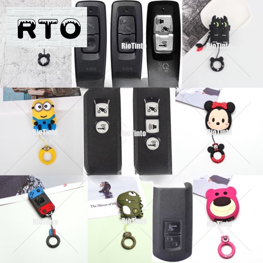 Riotinto 汽車遙控鑰匙盒適用於本田 PCX160、ADV150、ADV350、Lead125、Click160、