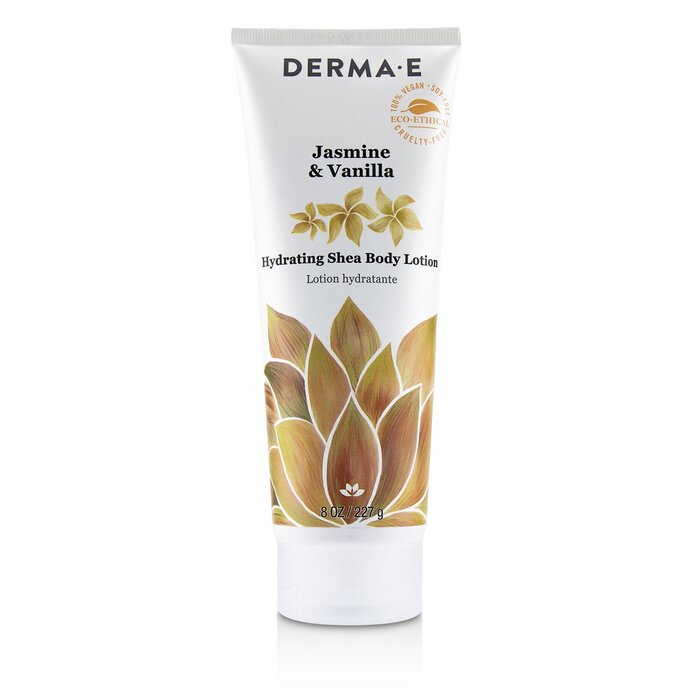 DERMA E - 茉莉香草乳木果保濕身體乳 227g/8oz