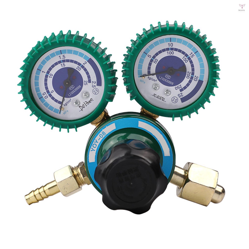 氧氣壓力調節器焊接氣體O2壓力錶流量計工業減氧器