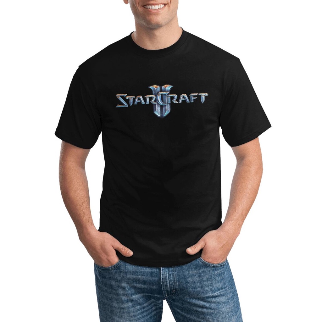 Gildan Brand Starcraft 2 電視尺寸暴雪虫群暗黑破壞神純棉柔軟 T 恤棉 T 恤