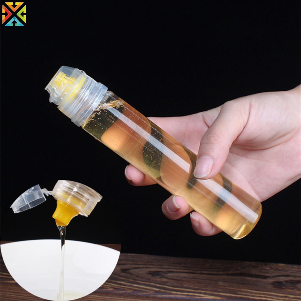 90ml透明不滴水蜂蜜分配器蜂蜜擠壓瓶醋油糖漿瓶罐分配器廚房工具