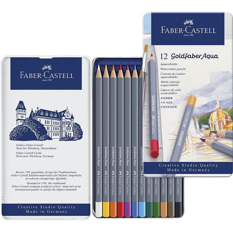 FABER-CASTELL Goldfaber水性色鉛筆/ 12色 eslite誠品