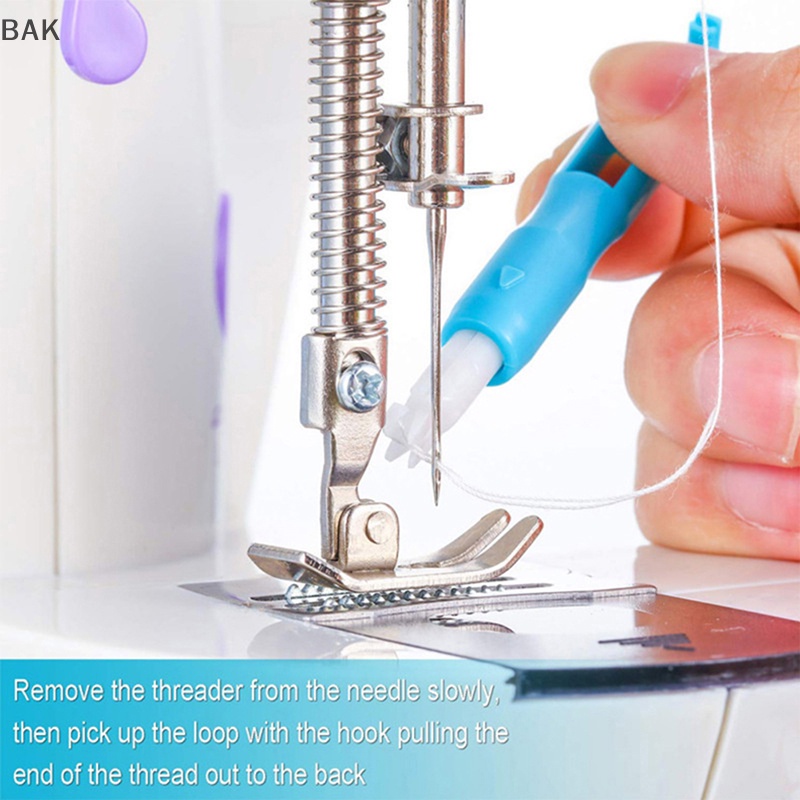 Bak 縫紉機穿線器插針工具自動快速穿線器BA