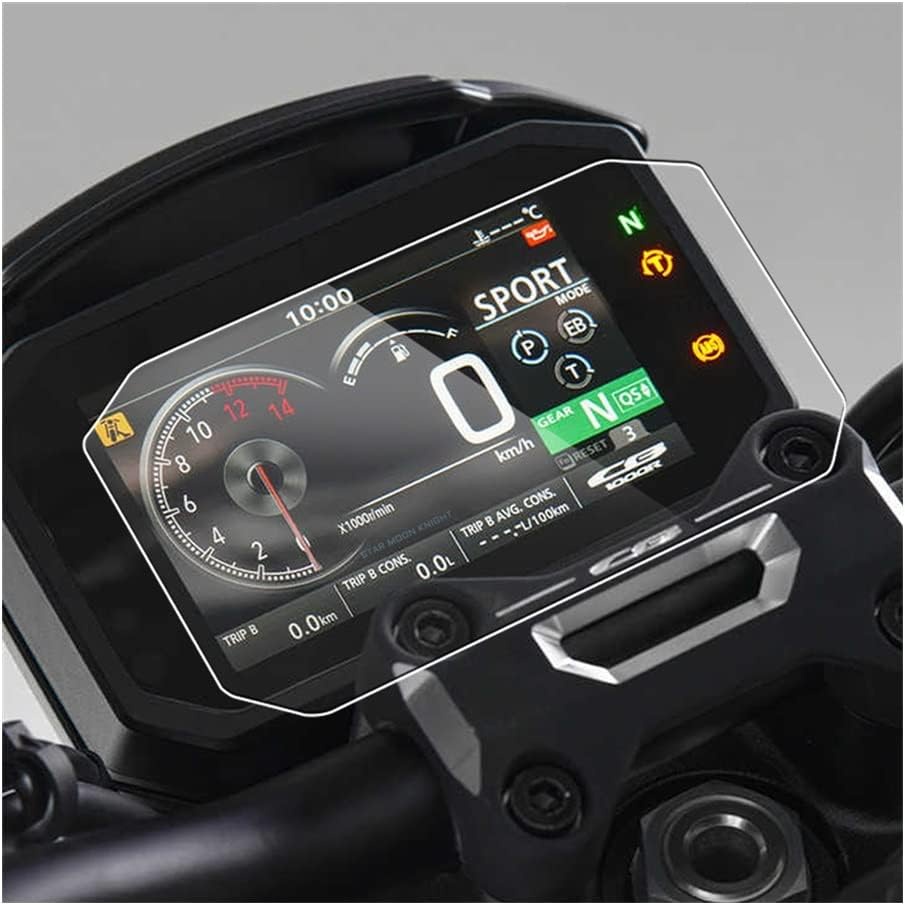 HONDA 2 件裝摩托車配件 Scratch Cluster 屏幕儀表板保護儀表膜,兼容本田 CB1000R CB 1