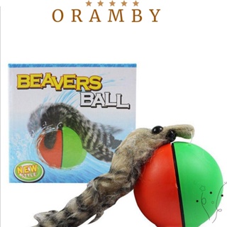 Orambeauty 海狸球電池寵物用品電動移動追逐器跳躍黃鼠狼