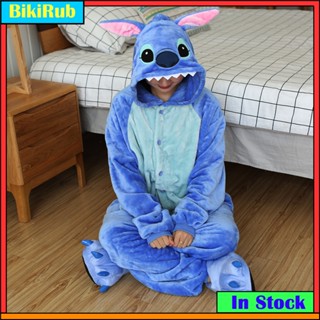 Kigurumi Stitch 動物睡衣成人可愛長頸鹿皮卡丘熊貓卡通連體衣睡衣