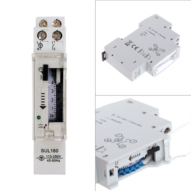 Dk 定時器開關 24 小時繼電器模擬電氣可編程定時器 250V 16A