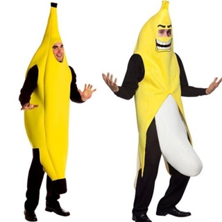 cosplay 水果香蕉人 服化妝舞會 狂歡派對 大人兒童搞笑演出服