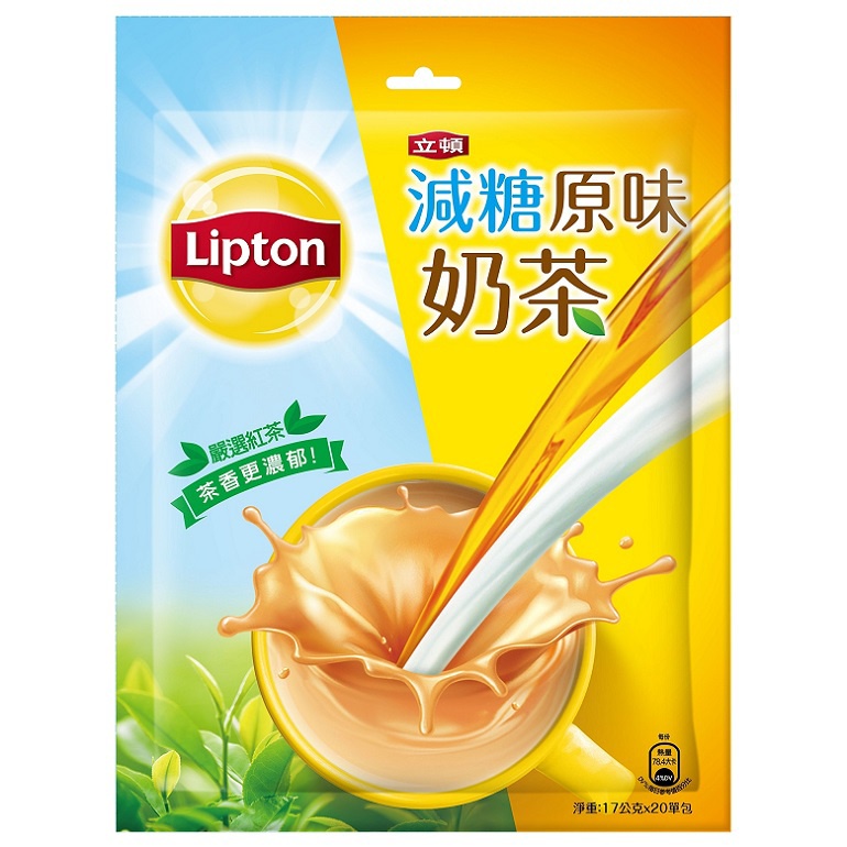 立頓 原味減糖奶茶量販包(20X17g)[大買家]