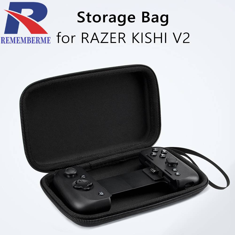 牛津布+EVA+滌綸 收納包保護盒 帶便攜提手 適用於 雷蛇騎仕 V2手遊手柄RAZER KISHI V2 2022新款