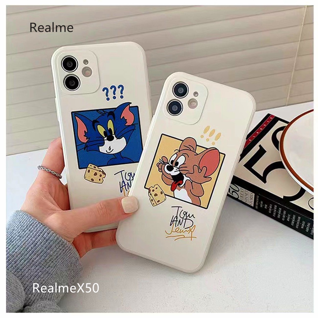 卡通可愛防摔手機殼 適用Realme X50 X3 XT X7pro 5pro 8 6 5 7 6i 9i 9pro