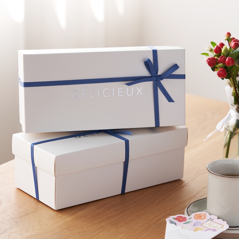 [現貨] 白色餅乾盒 3格餅乾盒 6入月餅盒 白色月餅盒 瑪德蓮包裝盒 蛋黃酥包裝盒 北歐餅乾盒