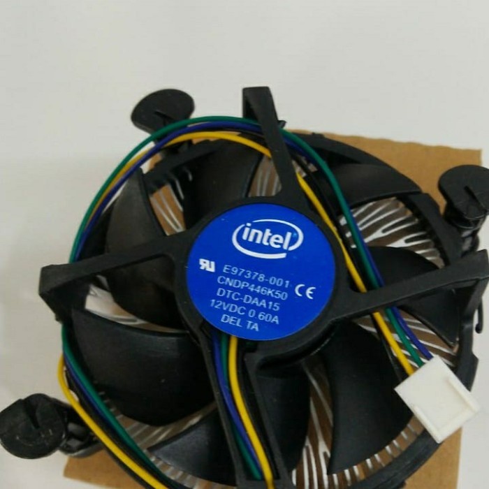 英特爾 風扇處理器intel LGA 775 1155 1156 1151 CPU散熱器頭墨