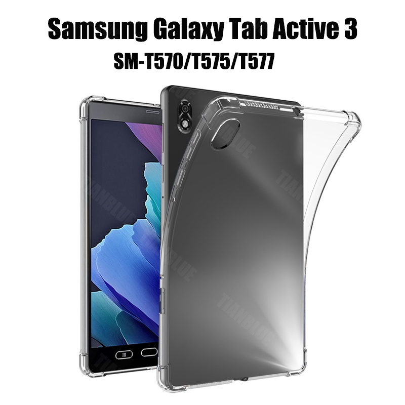 三星 Galaxy Tab Active3 平板電腦透明保護套 2020 年發布 8 英寸 SM-T570/T575/T