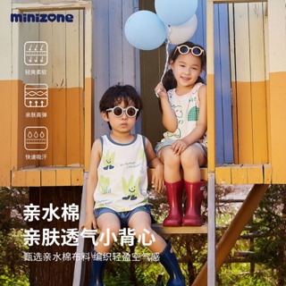 MINIZONE 兒童小背心 薄款T恤衫 夏季 圓領衫 兒童背心 男童背心 女童背心 寶寶背心 女寶背心 男寶背心 童裝