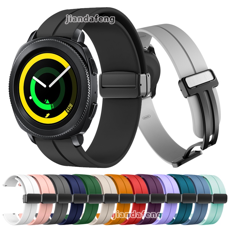 SAMSUNG 適用於三星 Gear Sport 的 D 扣運動錶帶磁性錶帶