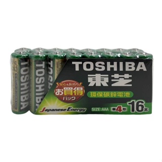 東芝 環保碳鋅電池4號(16入)[大買家]