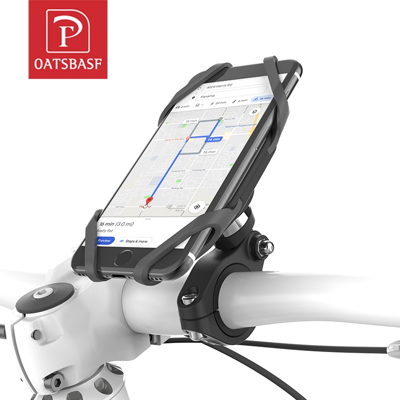 Oatsbasf MTB 自行車 360 度旋轉手機支架山地自行車登山車手機支架摩托車手機支架
