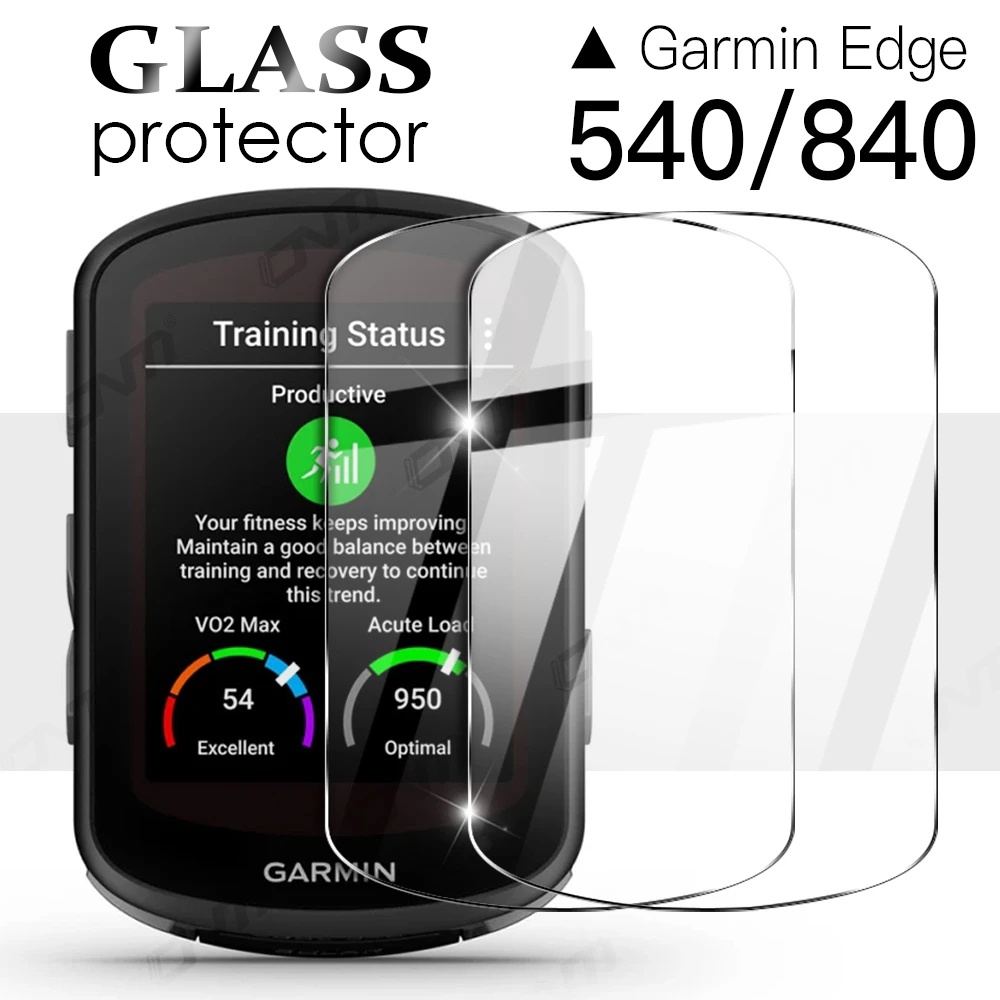 1 片 9D 鋼化玻璃適用於 Garmin Edge 840 540 高硬度屏幕保護膜防刮防指紋保護膜超透明智能手錶膜