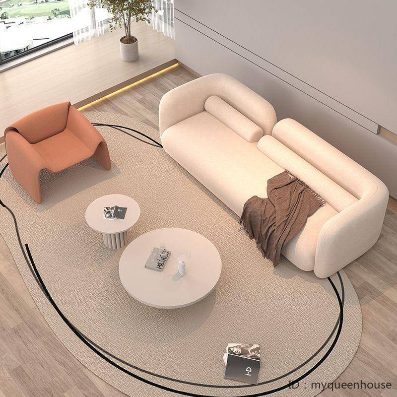 簡約創意沙發極建恩臥室小沙發新款網紅沙發小戶型出租屋客廳小戶型