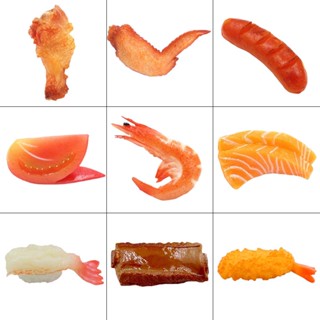 批發人造pvc水果蔬菜食品模型假模擬壽司逼真三文魚蝦餃子家居市場展示廚房裝飾攝影