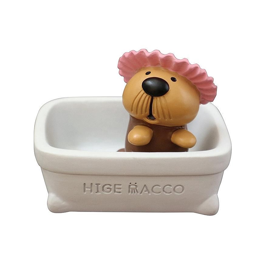 日本 DECOLE Hige Racco 鬍子海獺浴缸飾品收納盒 eslite誠品