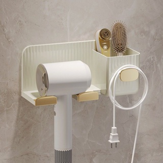 吹風機收納架壁掛式浴室置物架免鑽孔吹風機架