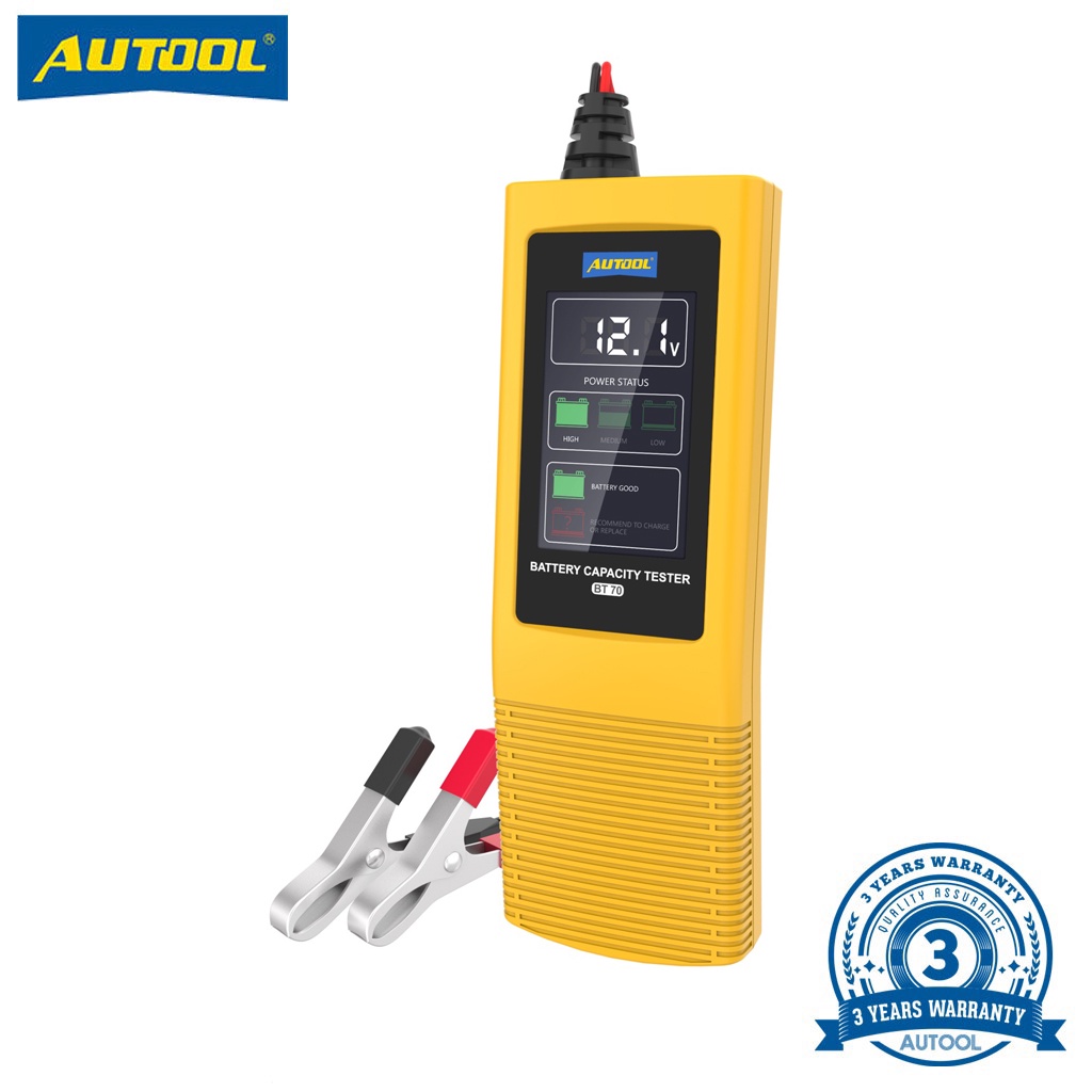 AUTOOL BT70 電瓶檢測儀 電瓶診斷 12V 電池分析儀 電池容量測試 電瓶測試