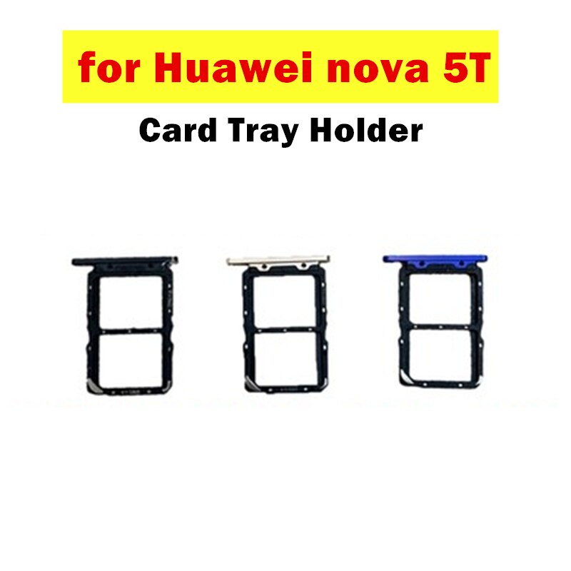 適用於華為 Nova 5T 卡托盤支架 SIM 卡 SD 卡插槽支架適配器