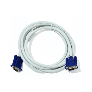 Vga 電纜白色 1.5M、3M、5M、10M、15M、20M 長抗干擾高品質顯示器、投影儀