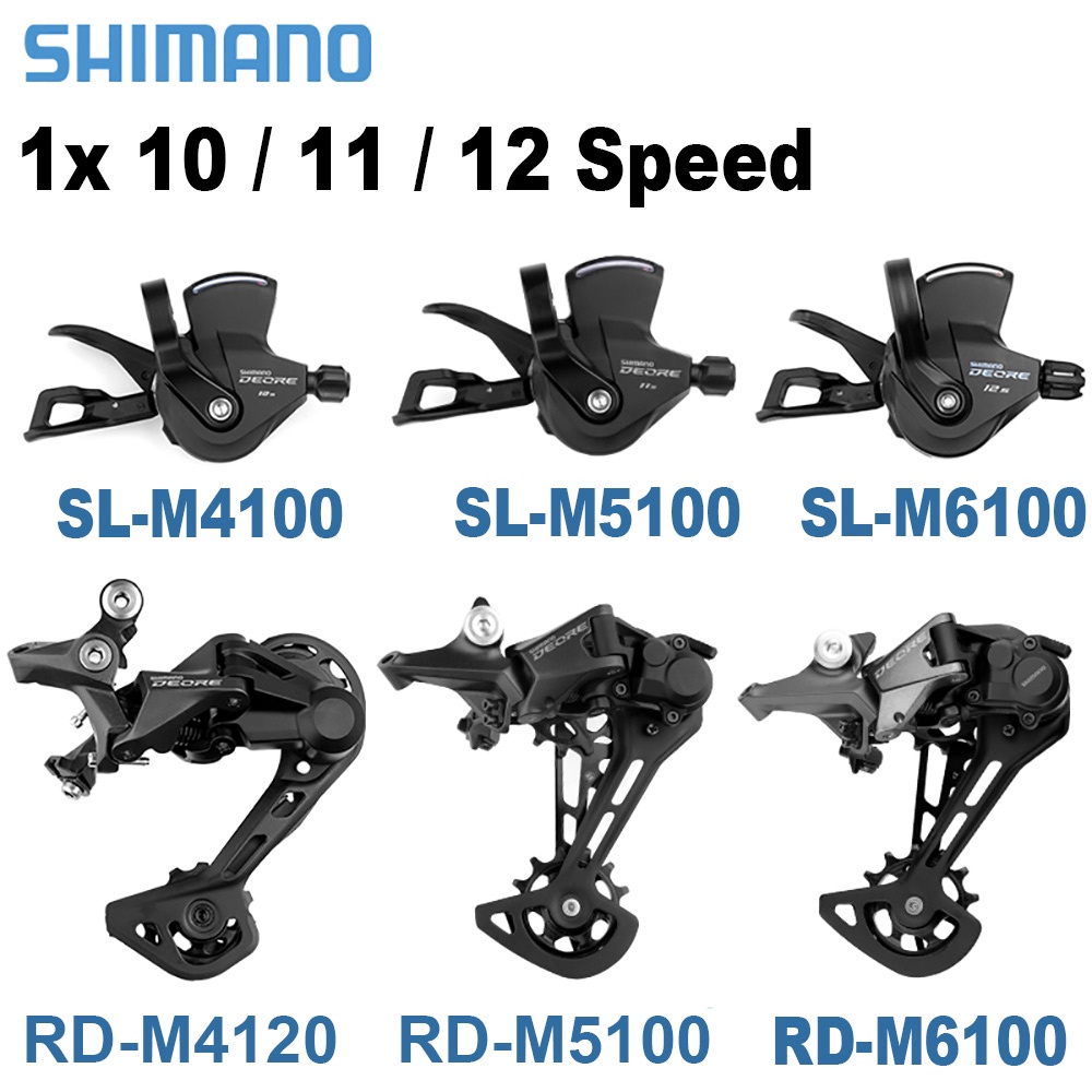 Shimano Deore 變速桿 SL-M4100 M5100 M6100 10/11/12 速山地車變速器套裝 RD