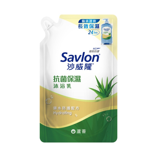 【沙威隆】抗菌保濕沐浴乳補充包-蘆薈 600g