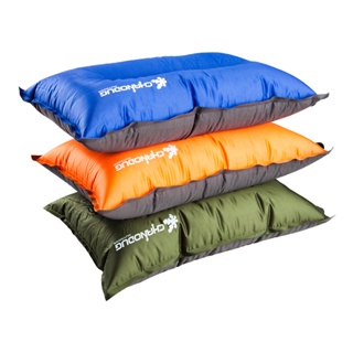 戶外自動充氣枕頭 午休枕 便攜式旅行枕 可當坐墊靠背枕 充氣枕頭露營 充氣枕頭旅行